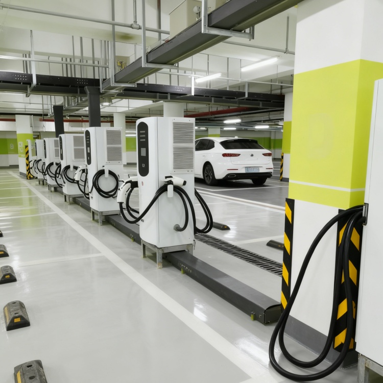 地下车库充电站建设